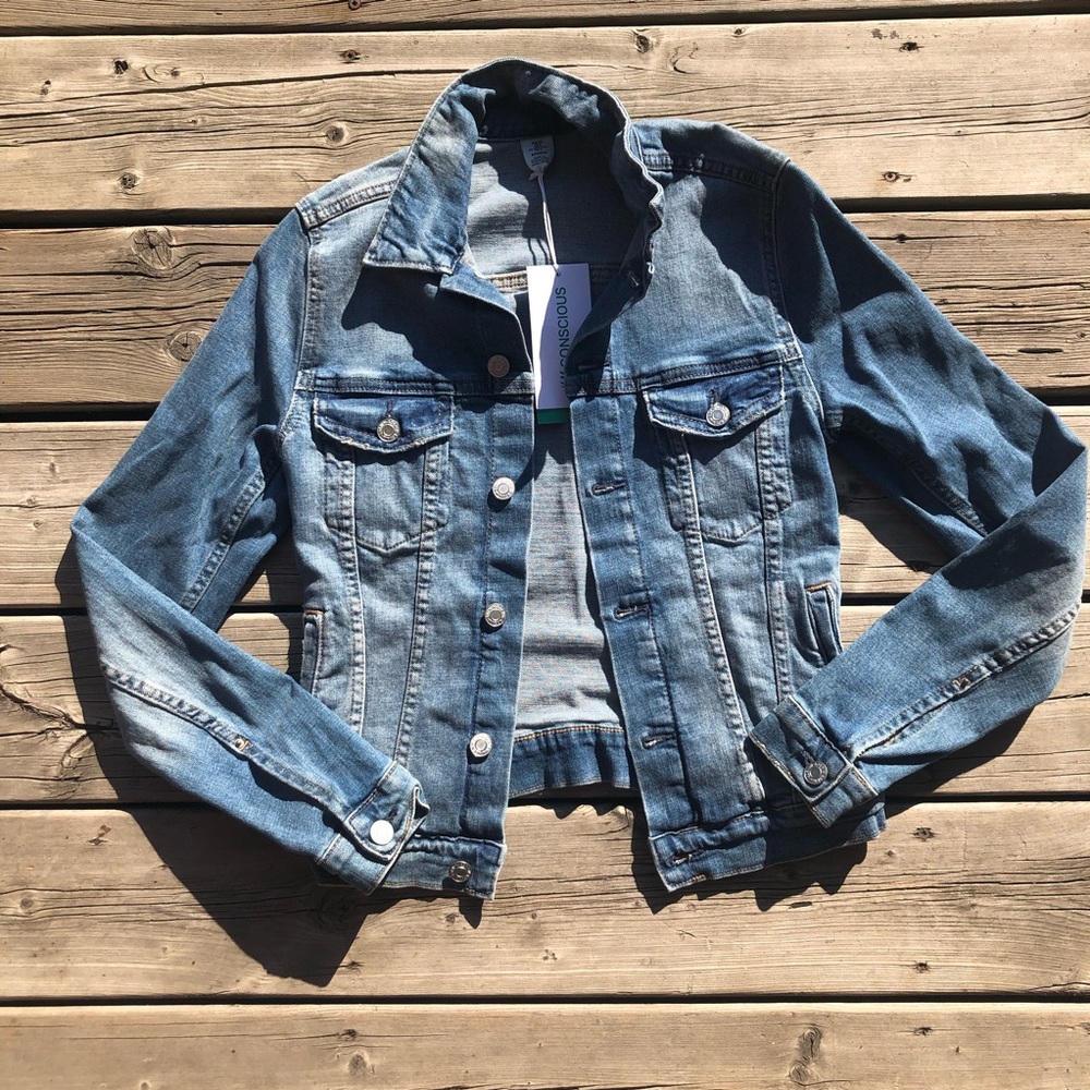NWT H&M Conscious Denim Jacket